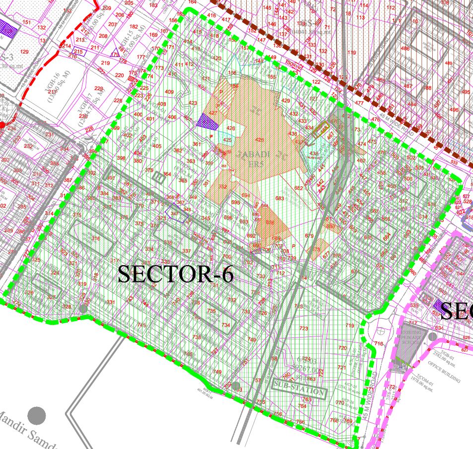 Anant Nagar Adarsh Khand Part II layout map