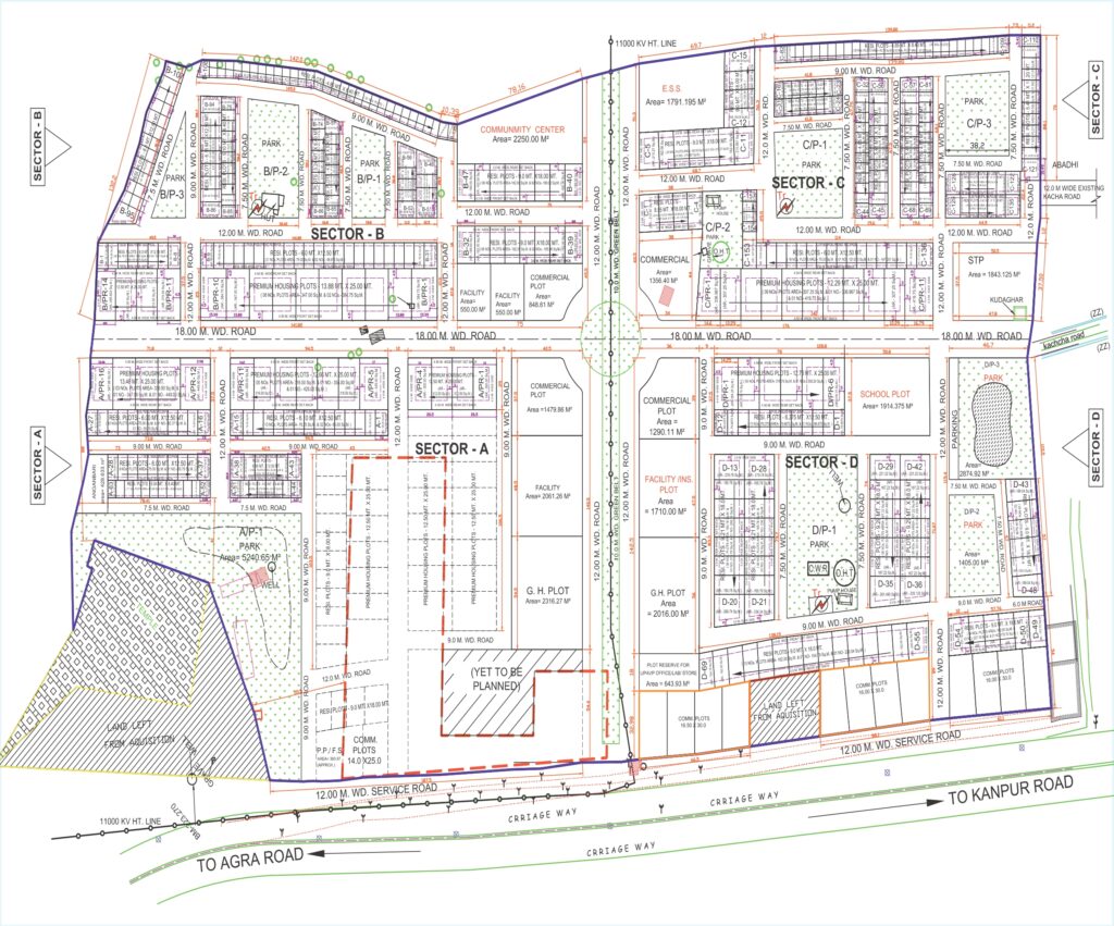 Bhumi Vikas evam Grah Sthan Yojna No-03, Jhansi Layout