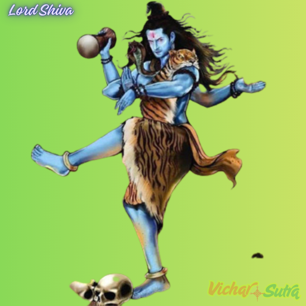 Lord Shiva meditating with Trishul and Damru during Sawan 2025 – Divine Trirajyog blessings